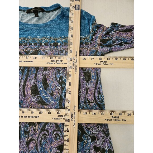 NEW BCBGMAXAZRIA ELM COMBO JEANNA BAROQUE PAISLEY Sheath DRESS SIZE XS - Picture 8 of 8